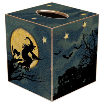 TB1597 -  Halloween Scene Tissue box Cover