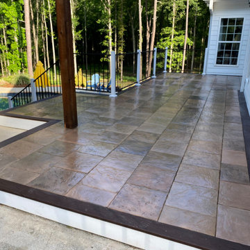Monroe, Georgia Concrete Decking Deck Remodel