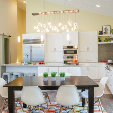 Contemporary Yellow Kitchen