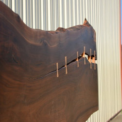 Live Edge Walnut King Size Bed - Bed Frames