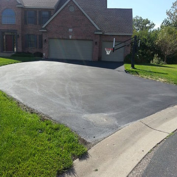 Ronald J's Pro Dunk Gold Basketball System on a 60x32 in Lakeville, MN