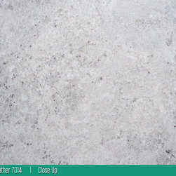 Colonial White Leather - Kitchen Countertops