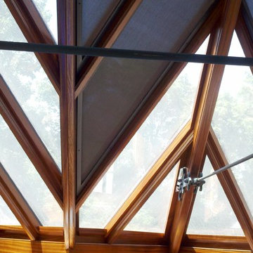 Main Line Conservatory (Fixed Solar Screens & Lutron Motorized Roller Shades)
