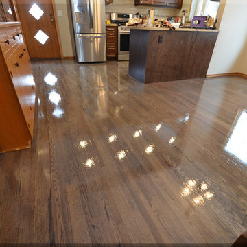Install & Finish - Red Oak Hardwood Flooring