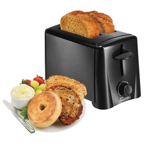 Proctor Silex 22612 2-Slice Cool Touch Toaster, Black