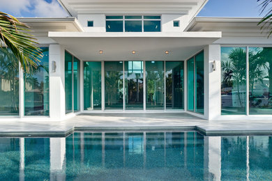 Trendy pool photo in Miami
