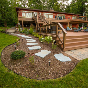 Maple Creek Lake Home- stepping stones