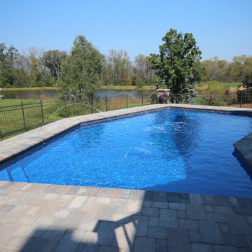 Custom Lazy L Steel Pool