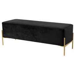 Contemporary Upholstered Benches by Meridian Furniture