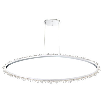 1-Light Luxe Large Chandeliers by Eurofase