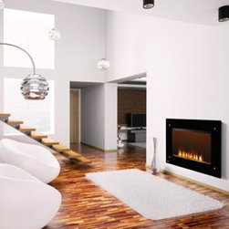Napoleon - Napoleon 39-Inch Black Wall Mount Electric Fireplace - EF39S [No-Heat] - Indoor Fireplaces