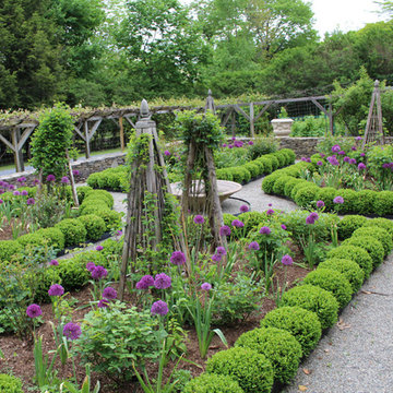 Back garden in Pound Ridge