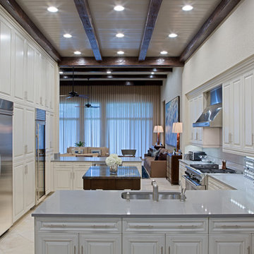 Contemporary Tuscan Home Remodel in Enclave at Woodfield Country Club
