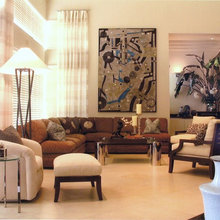 Beige tile floors