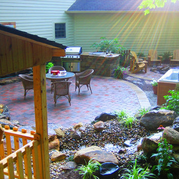 Amazing Outdoor Living Space with Outdoor Kitchen