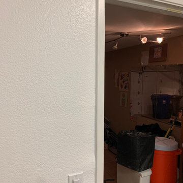 Water damage laundry room