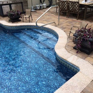 Custom Roman End Pool