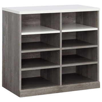 Sauder Craft Pro Engineered Wood Storage Cabinet in Mystic Oak Finish