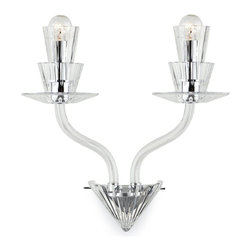 Inviting Home Inc. - Crystal Glass Sconce - Wall Sconces