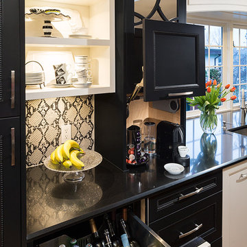 Black & White Tuxedo Kitchen and Bar