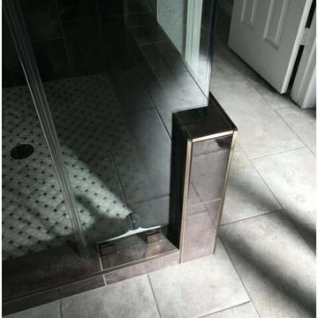 Dark decadent shower in Richmond