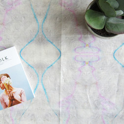The Drawing Wall - sand - Upholstery Fabric