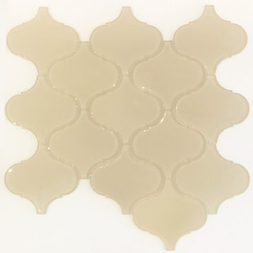 6 1/4x5 7/8 Tangier Tile, Glossy Lattte