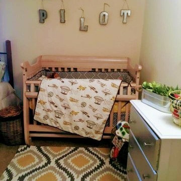 Baby Nursery: Airplane/Travel Theme