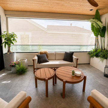 Manual Patio Shades for Sun & Privacy Control