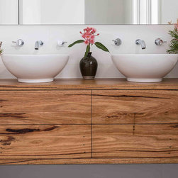 Recycled Messmate Timber Vanity - Vanity Tops And Side Splashes