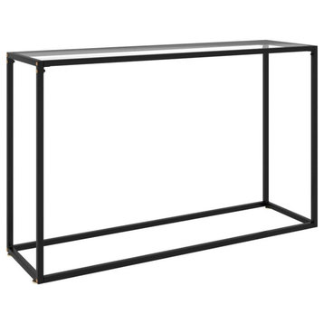 Vidaxl Console Table Transparent 47.2X13.8X29.5 Tempered Glass 2815