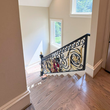 Project #135 | A Vibrant Double Curved Staircase
