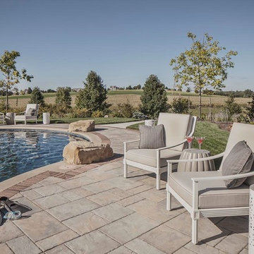 Luxurious Resort Style Outdoor Pool Space