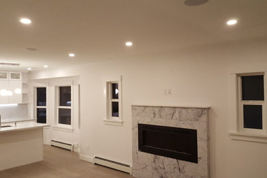 Minimalist kitchen photo in Vancouver