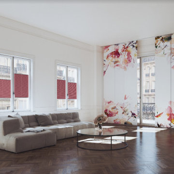 Pleated shades for Tilt + Turn Windows