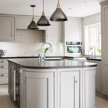 A Country Style Galley Kitchen By Burlanes
