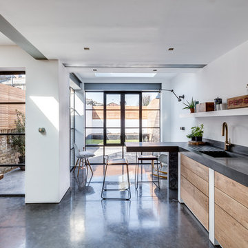 Holton Street - Basalt Satin Polished Concrete