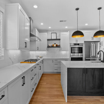 Black and White South Riding Kitchen update