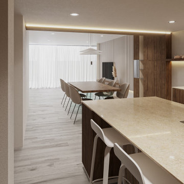 Canary Wharf Apartment Reconfiguration + Interior Design
