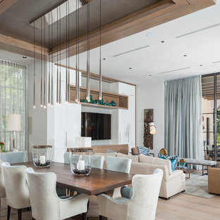 Example of a trendy dining room design in Jacksonville