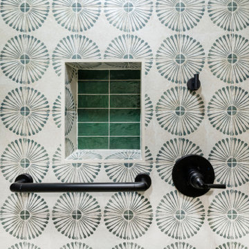 Modern Eclectic Bathroom Remodel in Alexandria VA