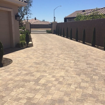Calstone Cameron Cream colored driveway