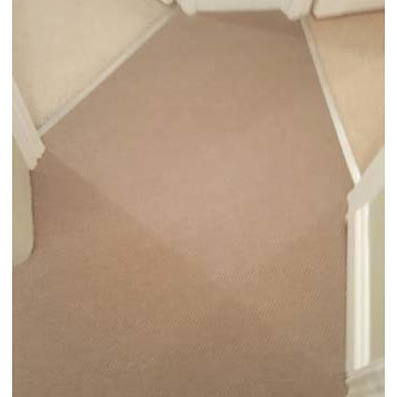 Herringbone Carpet to Stairs in West London