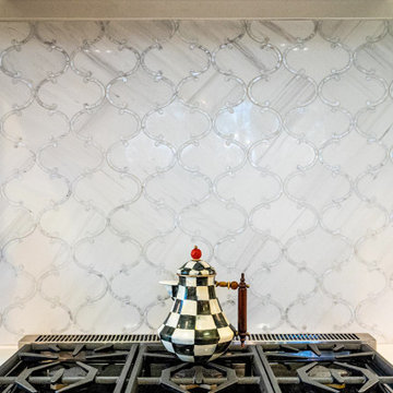 Breathtaking All White Kitchen in Herndon, VA