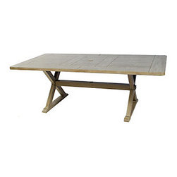 Ebel 42"x82" Rectangle Portofino Table - Outdoor Dining Tables