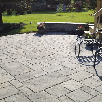Patio and Sitting Walls in Webster, New York