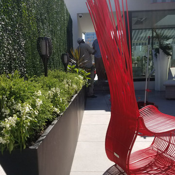 Manhattan, NYC Rooftop Garden Contemporary Roof Landscape Design by NY Plantings