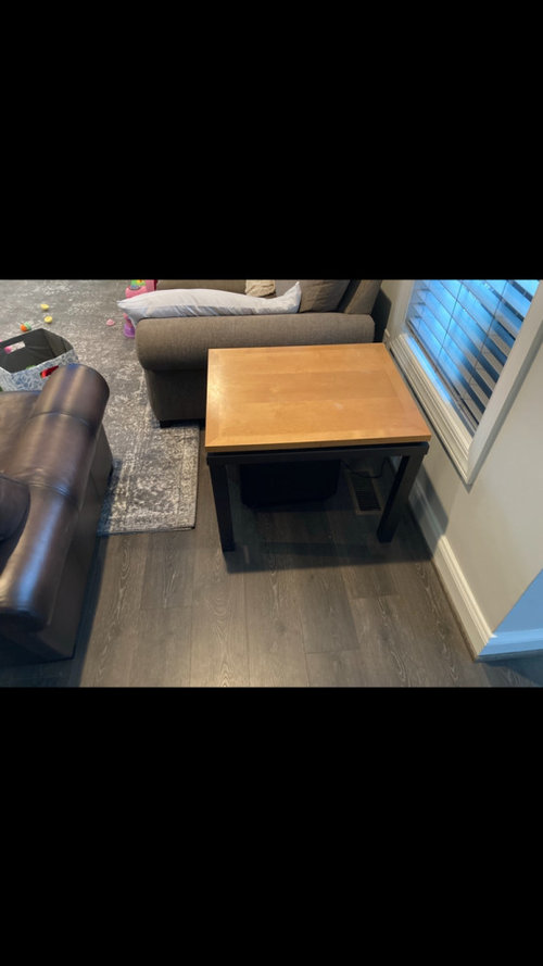 Weird corner between couches!
