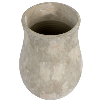 Varaluz 445VA05B Potty 6.75"W Ceramic Table Vase - Cafe Au Lait