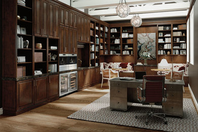 Elegant home office photo in Phoenix